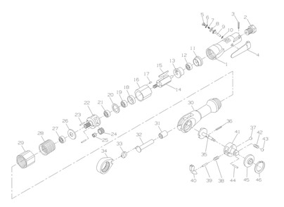 Diagram Diagram and Parts List for IR107G  Ingersoll Rand Ratchet